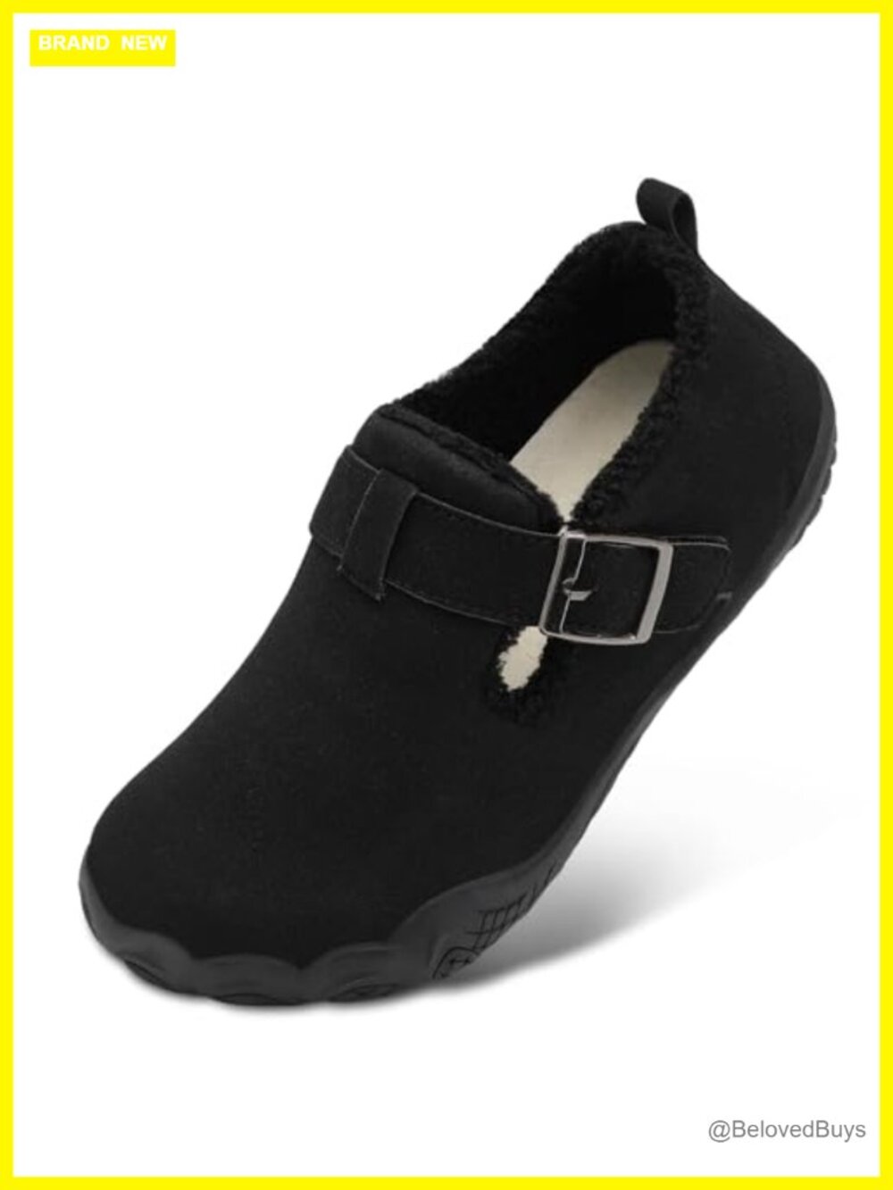 Suede Mocc Wide Toe Box Fleece Lined Arch Support House Shoes